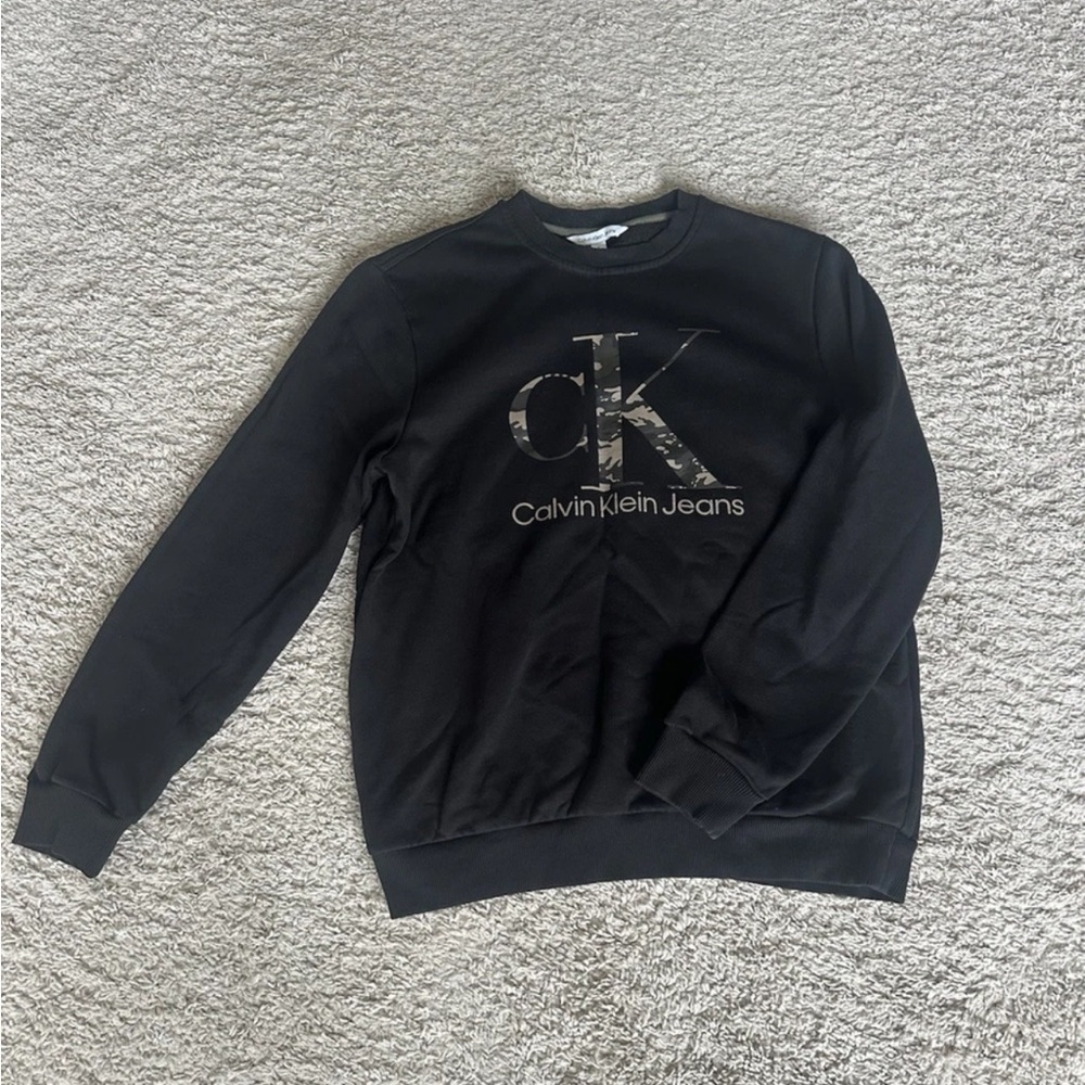 Calvin Klein Jeans Black Crewneck Sweater